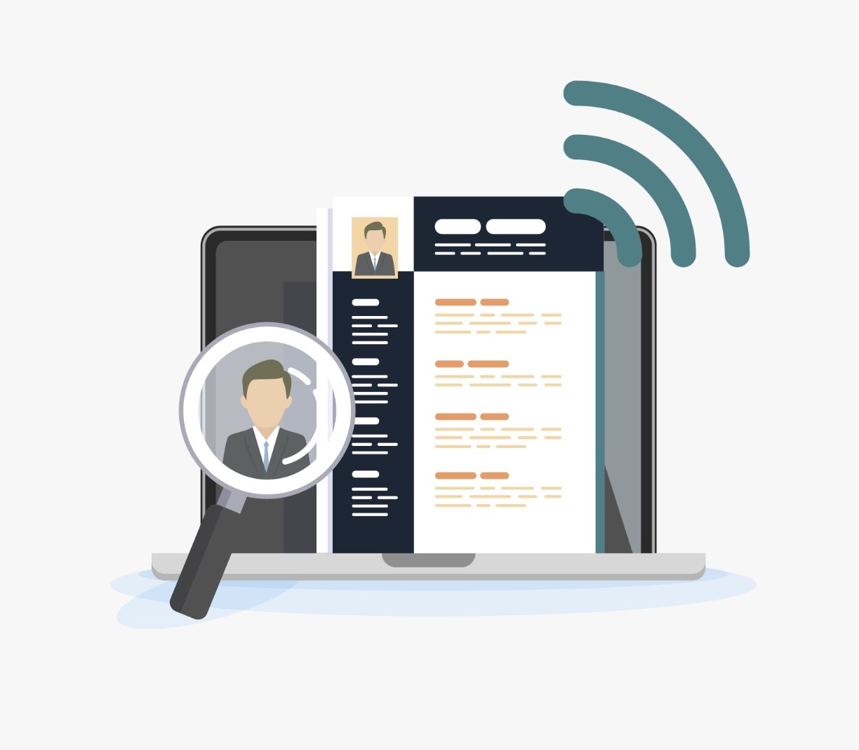 Mobile app interface